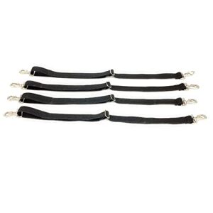 cinochriwen pack of 4 horse blanket sheet leg straps replacement with durable swivel snaps as a spare parts for horse blankets for winter waterprooft or cooler