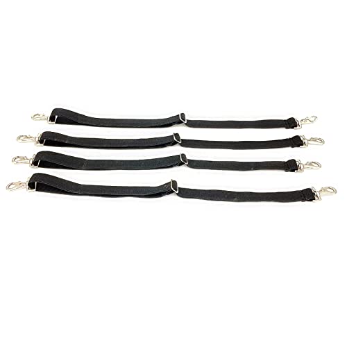 CINOCHRIWEN Pack of 4 Horse Blanket Sheet Leg Straps Replacement with Durable Swivel Snaps as a Spare Parts for Horse Blankets for Winter Waterprooft or Cooler