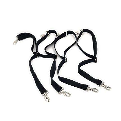 CINOCHRIWEN Pack of 4 Horse Blanket Sheet Leg Straps Replacement with Durable Swivel Snaps as a Spare Parts for Horse Blankets for Winter Waterprooft or Cooler