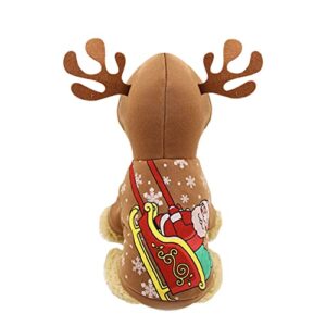 pet clothes for cats fall and winter christmas festival turns into milu deer pet hoodies for medium dogs winter hoodie sweatshirts warm coat
