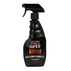 pig spit fast detail 16oz fast mirror shine with professional detailer protection spray quickly applies in minutes