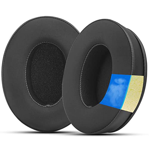 Replacement Earpads Cushions for HyperX Cloud/Alpha/Flight/Stinger Earpads Replacement, Ear Cushions for Sony MDR-7506/V6/V7/CD900ST, Also Fit for Steelseries Arctis & More, Cooling Gel Fabric