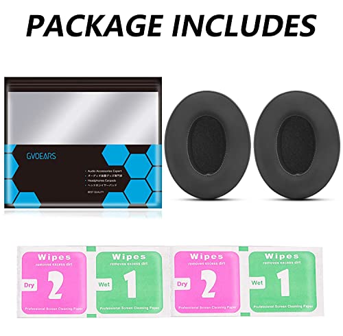 Replacement Earpads Cushions for HyperX Cloud/Alpha/Flight/Stinger Earpads Replacement, Ear Cushions for Sony MDR-7506/V6/V7/CD900ST, Also Fit for Steelseries Arctis & More, Cooling Gel Fabric