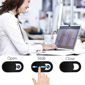 Camera Cover 6 PCS， Webcam Cover Slide，Ultra-Thin Webcam Cover Slide for Laptop, MacBook, PC, Cell Phone and More Accessories，Protect Your Privacy and Security