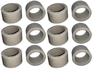 aquarium plant weight ceramic ring / pot 12 pack plant anchor anti floating plants water plants fix ring aquarium plant weights pot by awesome aquatic (12 pack rings)