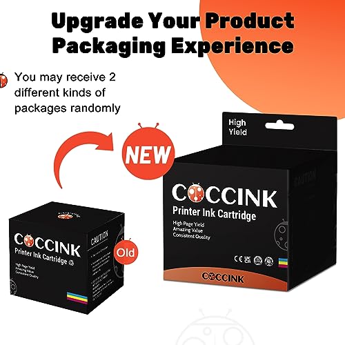 COCCINK 210XL 211XL Ink Cartridge Replacement for Canon PG-210 CL-211 XL Used with Pixma MP250 MP280 MP480 MP490 MP495 MX320 MX340 MX410 MX420 MX350 IP2702 Printer (1 Black 1 Tri-Color)