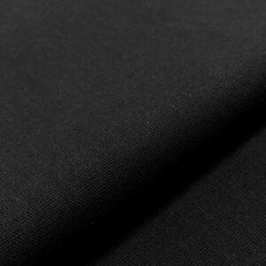 linen embroidery fabric, quilting fabric cloth garments crafts accessories square embroidery cloth, 20 by 62-inch(black)