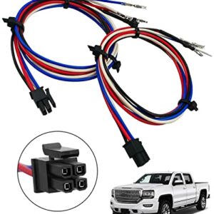 EMIHO Tow Mirrors Wiring Harness Fit for Chevy Silverado GMC Sierra 1500 2500HD 2014-2018 Cargo Running Turn Signals Light, 2 Pcs