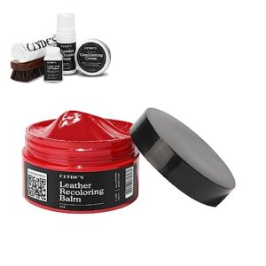 clyde's™ 4-step leather recoloring kit (red)