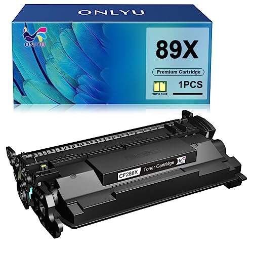 ONLYU Compatible Toner Cartridge Replacement for HP 89X CF289X 89A CF289A for HP Laserjet Enterprise M507X M507dng M507 M507n M507dn MFP M528 M528c M528z M528dn Series ((with Chip 1 Black Pack)