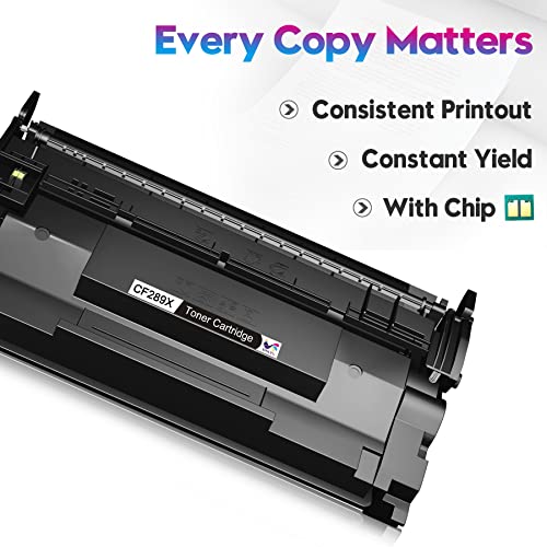 ONLYU Compatible Toner Cartridge Replacement for HP 89X CF289X 89A CF289A for HP Laserjet Enterprise M507X M507dng M507 M507n M507dn MFP M528 M528c M528z M528dn Series ((with Chip 1 Black Pack)