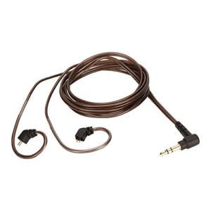 jopwkuin headphone cable, replacement noise reduction flexible headphone sound cable ofc core stylish with mic for cca for qdc for kz