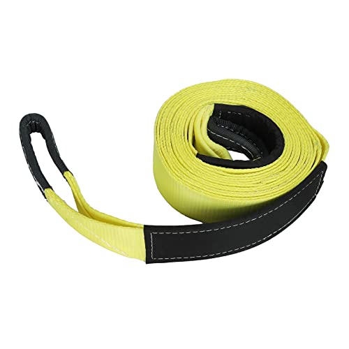 Aikosin 3 inch x 30 ft 100% Nylon Recovery Snatch Strap Heavy Duty (30,000lbs) Off Road Towing and Recovery Recovery Strap Winch Tree Saver Strap