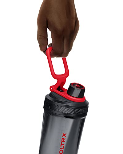 VOLTRX Shaker Bottle, Gallium USB C Rechargeable Electric Protein Shake Mixer, Shaker Cups for Meal Replacement Shakes, BPA Free, Made with Tritan, 24oz