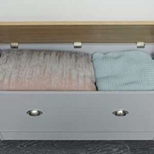 House and Homestyle Storage box in Grey & Oak