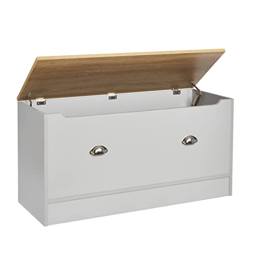 House and Homestyle Storage box in Grey & Oak