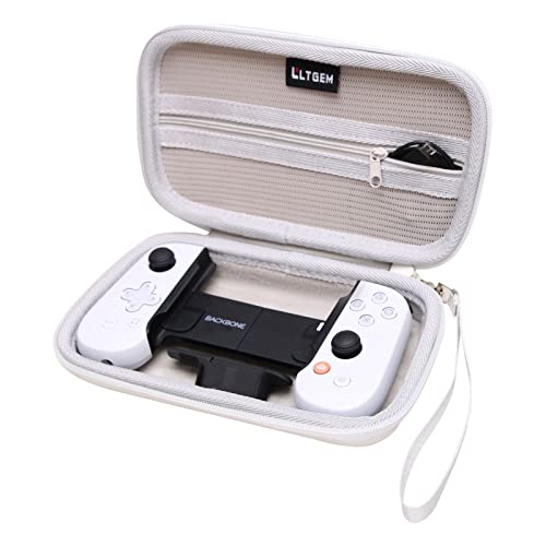 LTGEM case for Backbone One Mobile Gaming Controller, Handheld Gaming Console Portable Travel Holder, Extra Mesh Pocket for Cables Power Bank Accessories