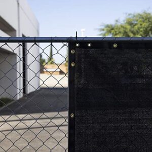 ColourTree 6' x 4' Black Shade Cloth Tarp with Grommets - 90% Sunblock, Durable Net Mesh Fabric for Dog Kennel, Plant Cover, Patio, Chicken Coop & Pet Playpen Roof (We Make Custom Size)