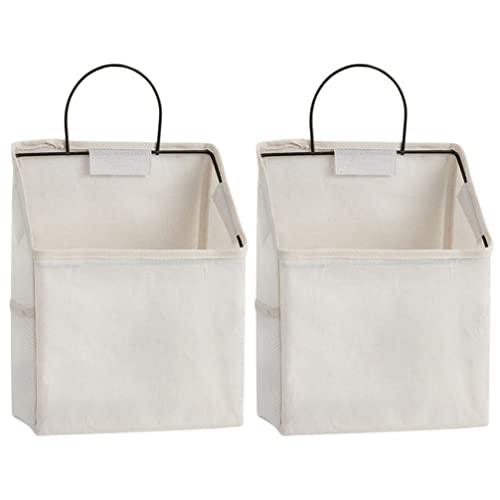 Cabilock 2pcs Hanging Storage Bags Home Sundries Organizer Door Hanging Organizers