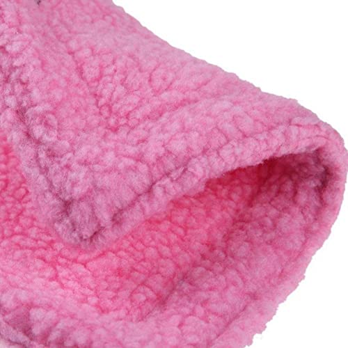 DIEWU Soft Warm Hamster Guinea Pig Mats, Fleece Cage Liners Bathe Towels for Small Animals Hedgehog Chinchilla(Light Brown)