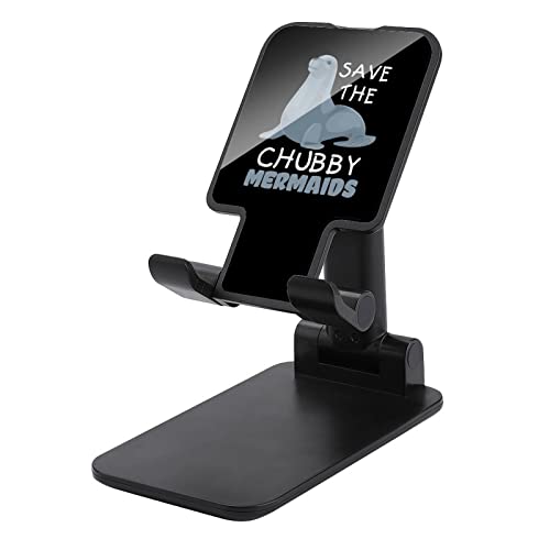 Save The Manatee Foldable Desktop Cell Phone Holder Portable Adjustable Stand for Travel Desk Accessories