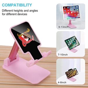 Canadian Moose Foldable Desktop Cell Phone Holder Portable Adjustable Stand for Travel Desk Accessories