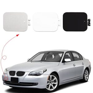 czshiyue front bumper tow hook cover towing eye cap fit for bmw e60 e61 2008 2009 2010 535i 550i 528i 51117184708 (white, right passenger side)