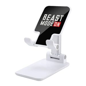 beast mode on foldable desktop cell phone holder portable adjustable stand for travel desk accessories