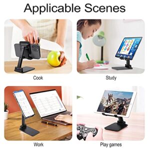 Rainbow Unicorn Foldable Desktop Cell Phone Holder Portable Adjustable Stand for Travel Desk Accessories