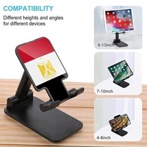 Egypt Flag Foldable Desktop Cell Phone Holder Portable Adjustable Stand for Travel Desk Accessories