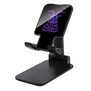 satan goat foldable desktop cell phone holder portable adjustable stand for travel desk accessories