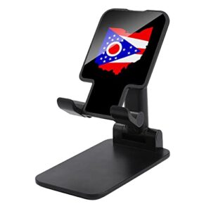 home in ohio state foldable desktop cell phone holder portable adjustable stand for travel desk accessories