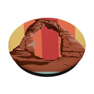 Arches Souvenir National Park Moab Canyon Souvenir Hiking PopSockets Swappable PopGrip