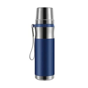 mmllzel 316 stainless steel outdoor thermos large capacity portable double wall vacuum flask insulated tumbler 48 hour (color : 750ml)