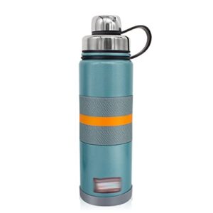mmllzel stainless steel thermos flask vacuum sports tumbler heat preservation water bottle portable mug insulated cup (color : d, size : 500ml)