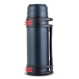 mmllzel 304 stainless steel vacuum flask outdoor portable insulated tumbler with rope thermo bottle (color : e, size : 1.6l)