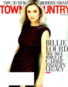 town and country magazine september 2017 billie lourd
