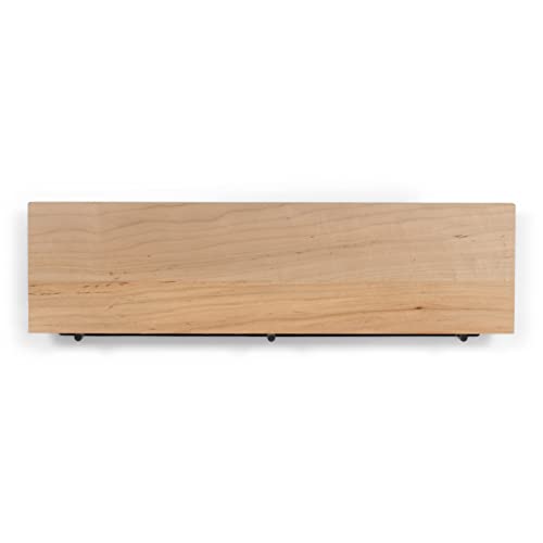 DAKODA LOVE | Solid Maple Wood Floating Shelf | Premium Craftsman Quality (30" L x 8" D x 1.38" H)