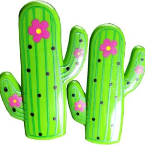 4 Set (8 Ct) 2X Cactus / 2X Lemon Green Cup Beach Towel Clips Jumbo Size for Beach Chair, Cruise Beach Patio, Pool Accessories for Chairs, Household Clip, Baby Stroller