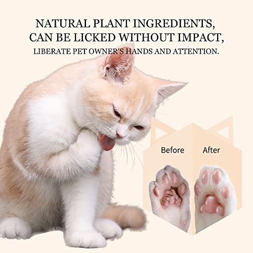 GJYC PET 1 oz (30g) Natural Dog Paw Balm,Paw Pad Snout Soother Moisturizer, Repairs Cracks, Organic Lickable Pets Nose Elbow Cream Wax Butter Feet Heat Protection Balm for Dogs Cats Puppy