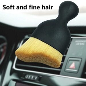 RJDJ Zabernim Car Cleaning Tool,Zabernim Car Brush,Zabernim Car Interior Cleaning Tool,Multifunctional Soft Bristle Detail Brush Dusting Tool,for All Corners of The Car (4pcs)