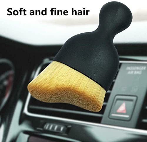 RJDJ Zabernim Car Cleaning Tool,Zabernim Car Brush,Zabernim Car Interior Cleaning Tool,Multifunctional Soft Bristle Detail Brush Dusting Tool,for All Corners of The Car (4pcs)