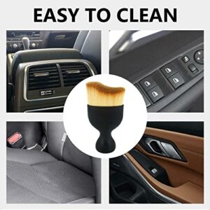 RJDJ Zabernim Car Cleaning Tool,Zabernim Car Brush,Zabernim Car Interior Cleaning Tool,Multifunctional Soft Bristle Detail Brush Dusting Tool,for All Corners of The Car (4pcs)