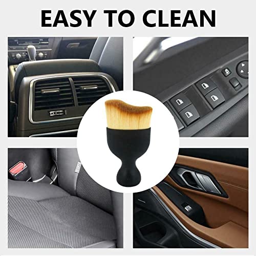 RJDJ Zabernim Car Cleaning Tool,Zabernim Car Brush,Zabernim Car Interior Cleaning Tool,Multifunctional Soft Bristle Detail Brush Dusting Tool,for All Corners of The Car (4pcs)