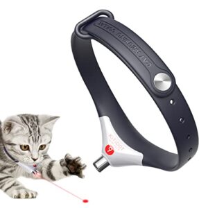 cheerble [3 beam modes] kitidot interactive laser toy for indoor cats kittens, adjustabl electric cat collar smart toy, fun birthday toy