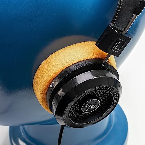 Voarmaks Ear Pad Foam Cushions Compatible with Sennheiser HD414 Grado SR60 SR60i SR80 SR80i SR80e SR125 SR225 SR325 SR SRI RS Series PS1000 GS1000 Headphones (Orange)