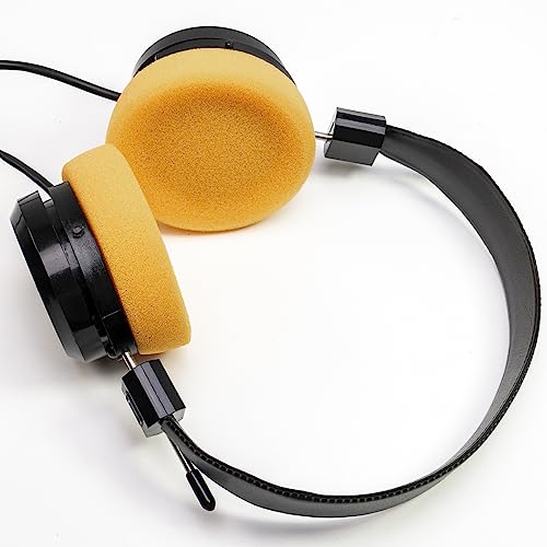 Voarmaks Ear Pad Foam Cushions Compatible with Sennheiser HD414 Grado SR60 SR60i SR80 SR80i SR80e SR125 SR225 SR325 SR SRI RS Series PS1000 GS1000 Headphones (Orange)