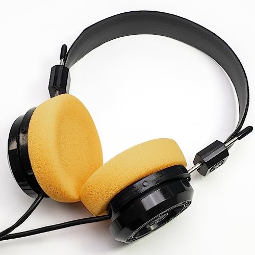 Voarmaks Ear Pad Foam Cushions Compatible with Sennheiser HD414 Grado SR60 SR60i SR80 SR80i SR80e SR125 SR225 SR325 SR SRI RS Series PS1000 GS1000 Headphones (Orange)