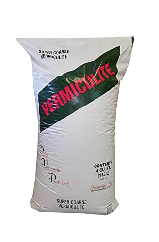 PVP Super Coarse Vermiculite Professional Grade - Excellent Soil Conditioner - Super Coarse Grade Granule – 103 Quarts - 4 Cubic Foot