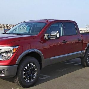 Spec-D Tuning Chrome Power Heated+Blind Spot+Memory Towing Mirror Compatible with 2016-2022 Nissan Titan